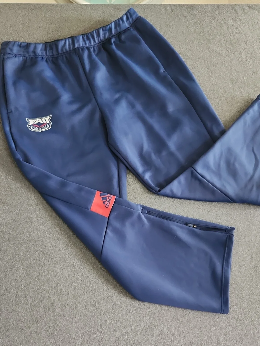 Adidas FAU Florida Atlantic University Mens Navy Track Pants Size 2X Basketball